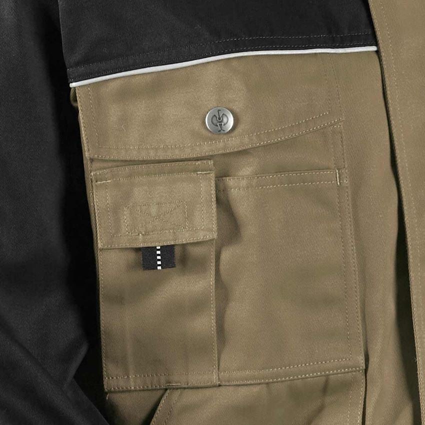 Plumbers / Installers: Work jacket e.s.image + khaki/black 2