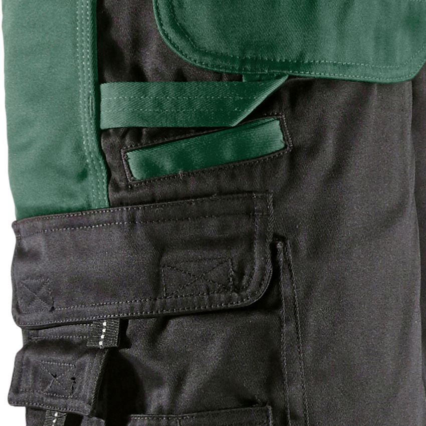 Work Trousers: Trousers e.s.image + green/black 2
