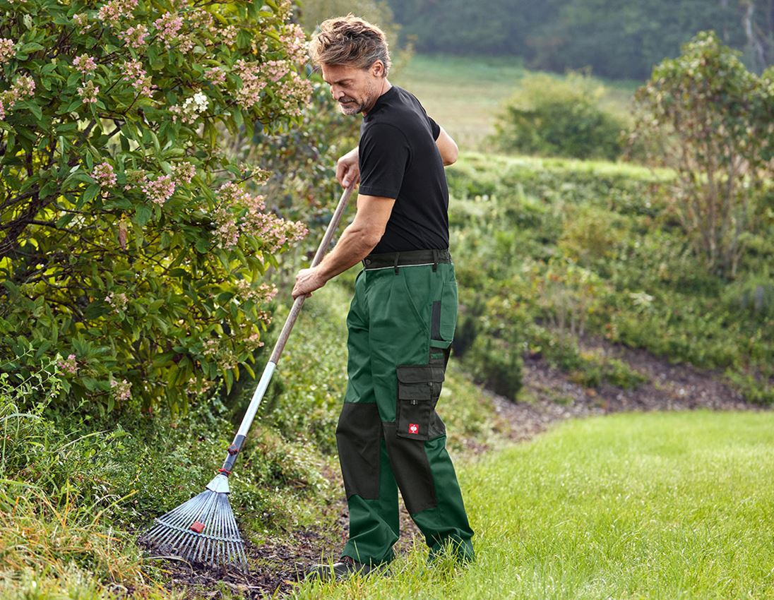 Gardening / Forestry / Farming: Trousers e.s.image + green/black 2