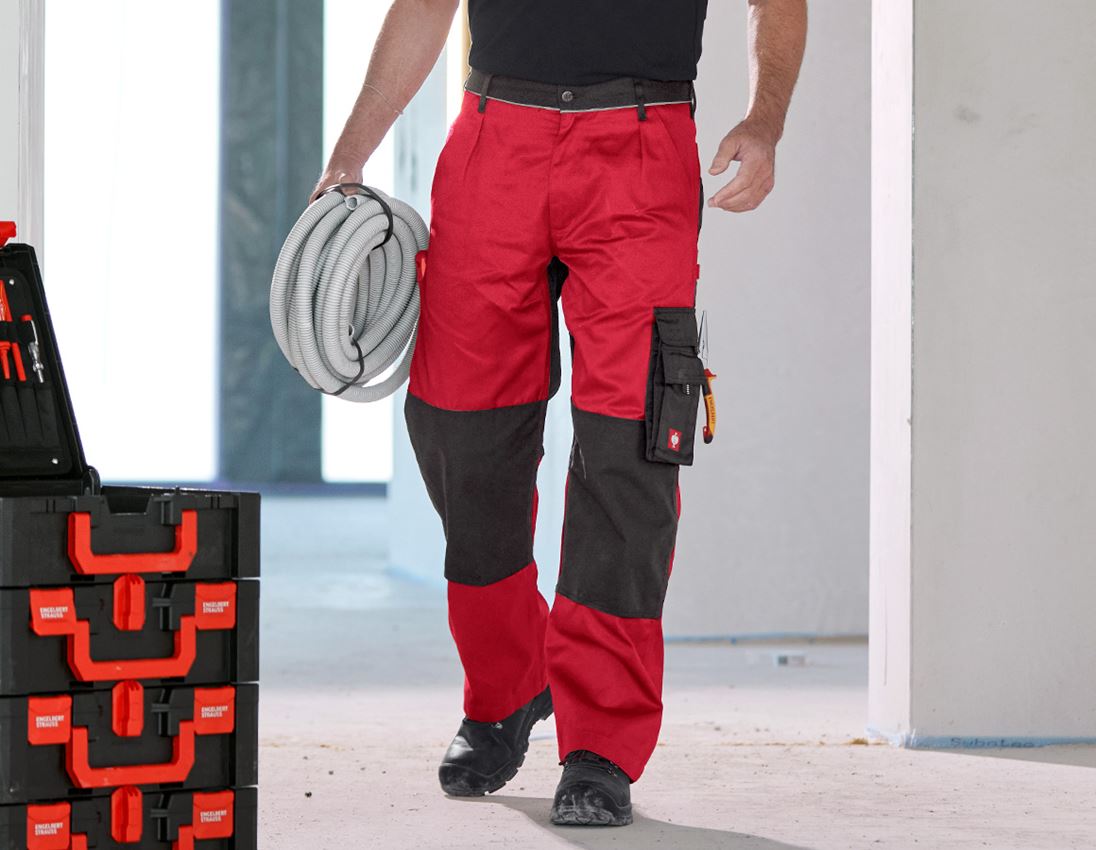 Gardening / Forestry / Farming: Trousers e.s.image + red/black 1