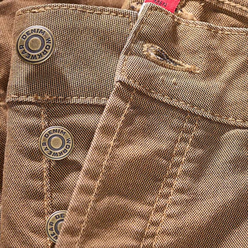 Work Trousers: Worker cargo trousers e.s.vintage + sepia 2