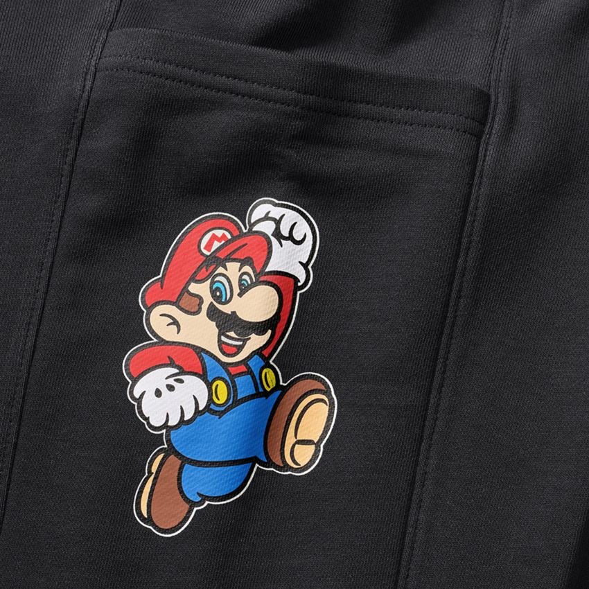 Accessories: Super Mario Sweatpants, children's + black 2