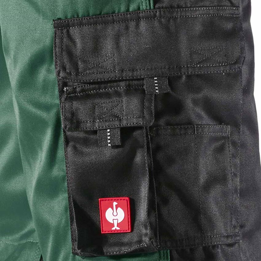 Work Trousers: Short e.s.image + green/black 2