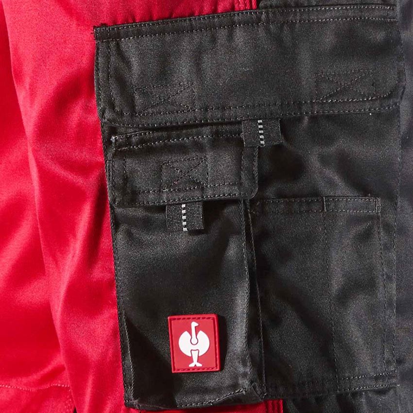 Work Trousers: Short e.s.image + red/black 2