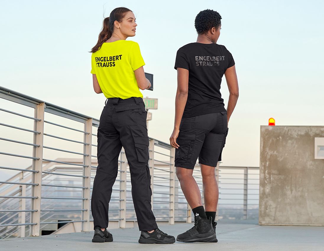 Work Trousers: Shorts e.s.trail, ladies' + black 2