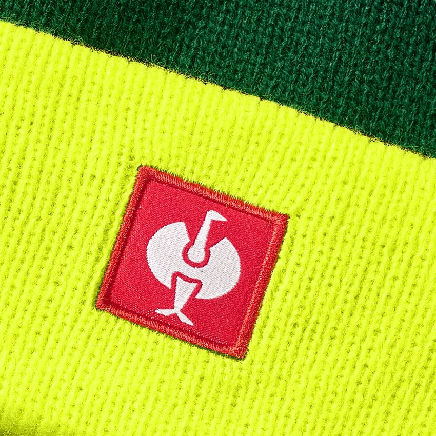 Accessories: Knitted cap e.s.motion 24/7 + green/high-vis yellow 2