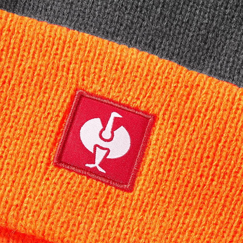 Topics: Knitted cap e.s.motion 24/7 + anthracite/high-vis orange 2