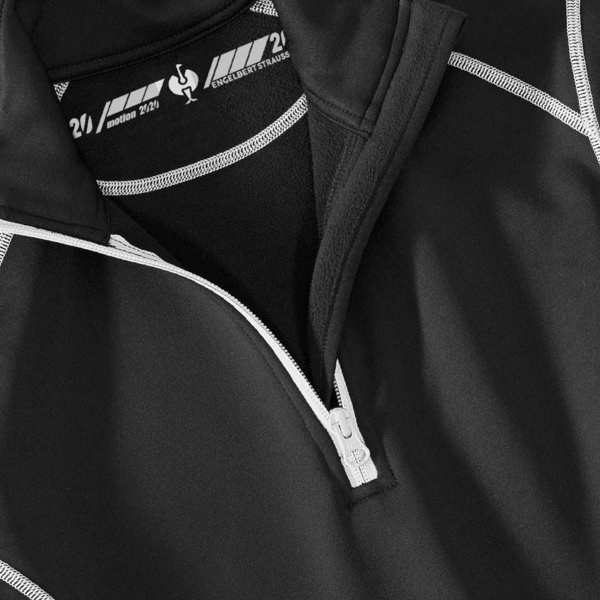 Shirts, Pullover & more: Funct.-Troyer thermo stretch e.s.motion 2020, la. + black/platinum 2