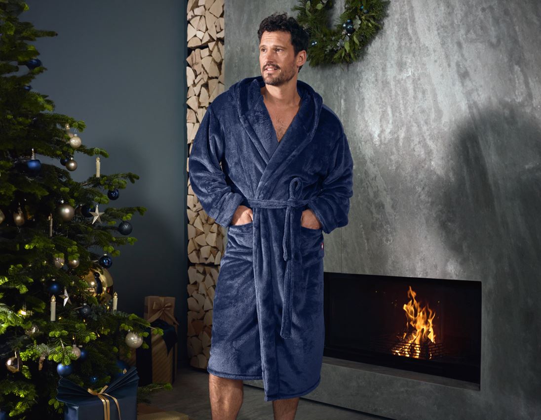 Accessories: e.s. Bathrobe + deepblue