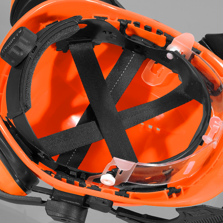 Hard Hats: KWF Forester's helmet combination Professional + orange 2