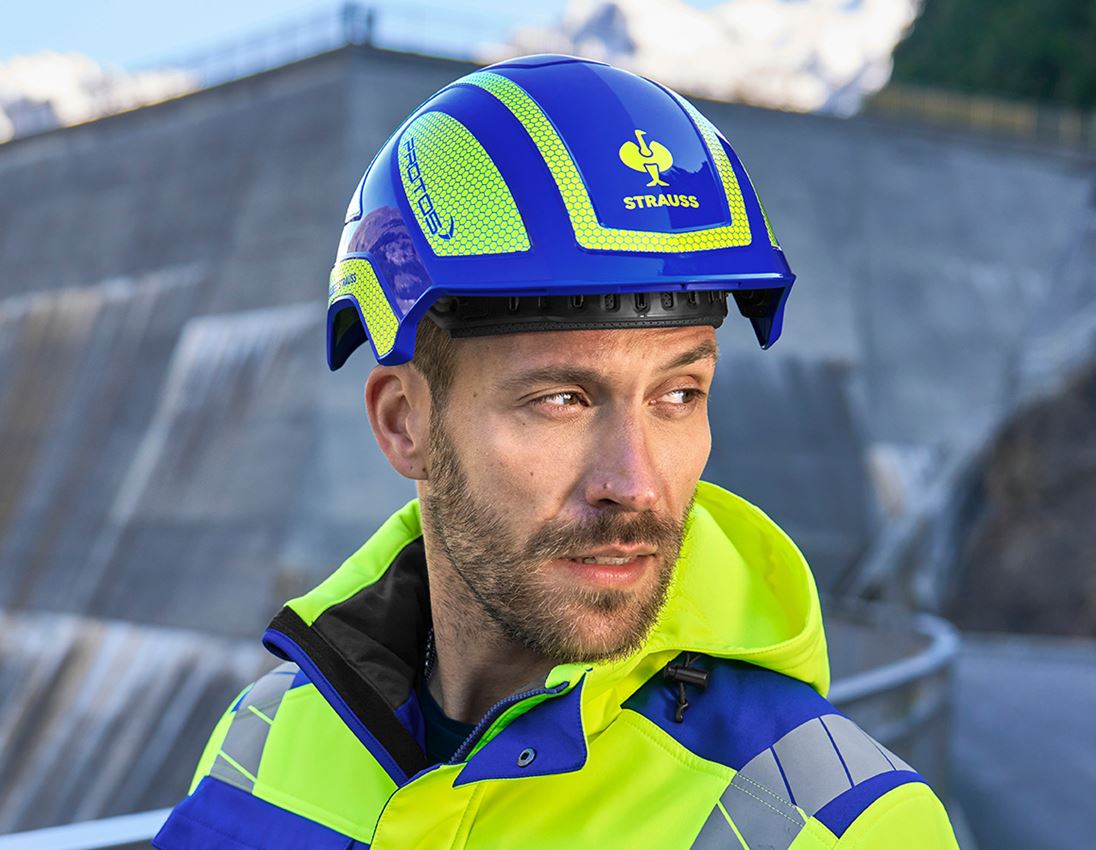 Personal Protection: e.s. Work helmet Protos® + royal/high-vis yellow 2