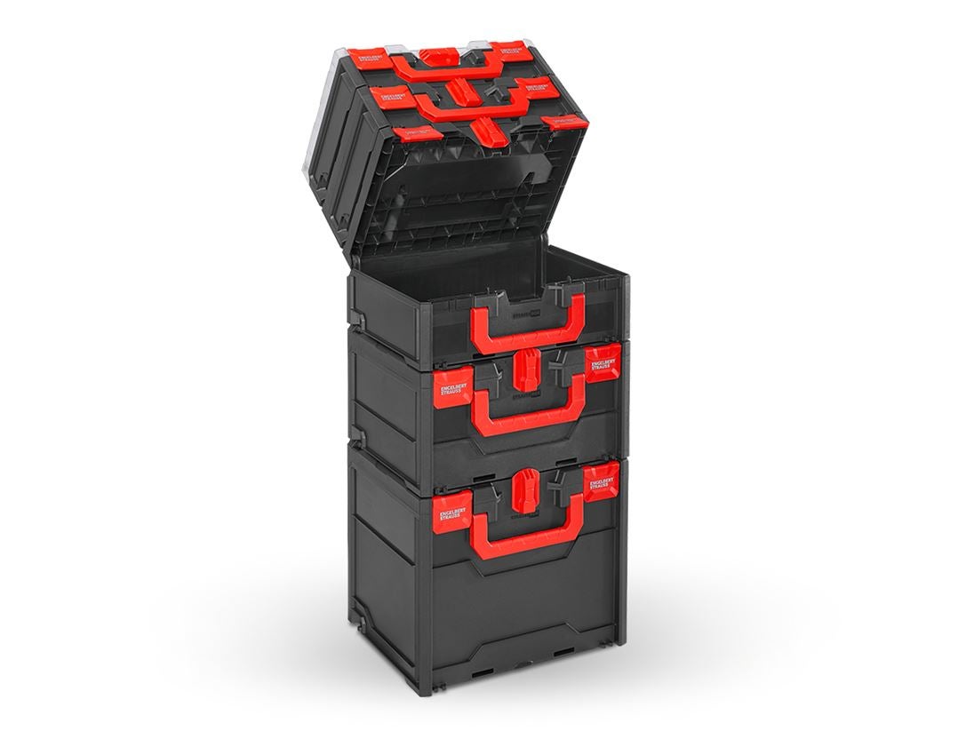 STRAUSSbox System: STRAUSSbox 215 midi + black/red 2