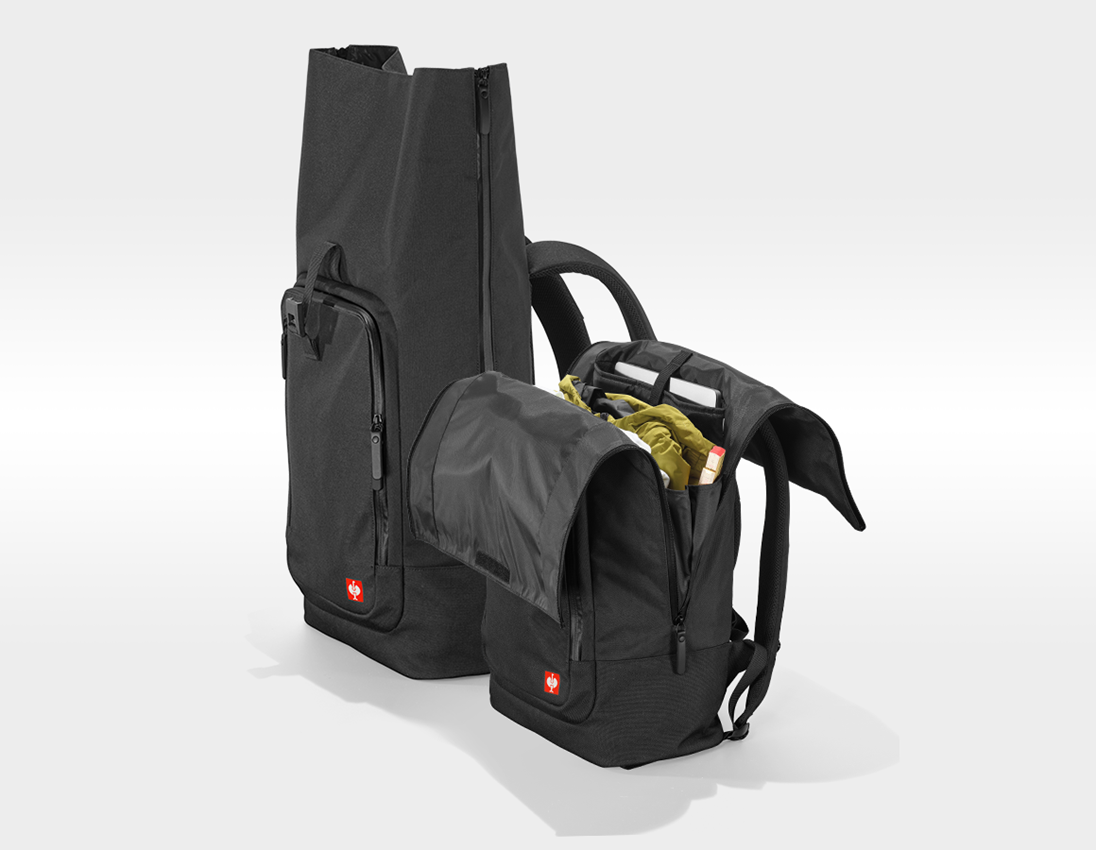 Topics: Rolltop backpack e.s.work&travel + black 3