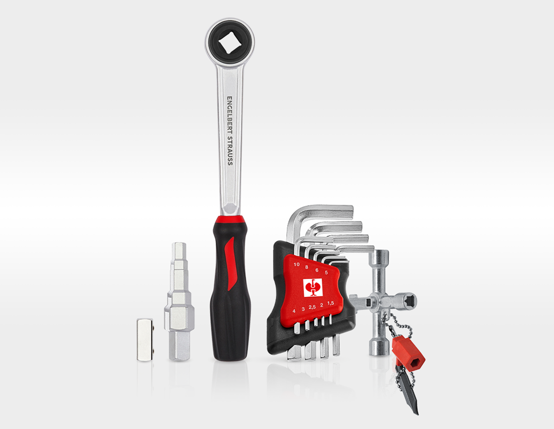 Tools: STRAUSSbox tool set 118 Sanitary