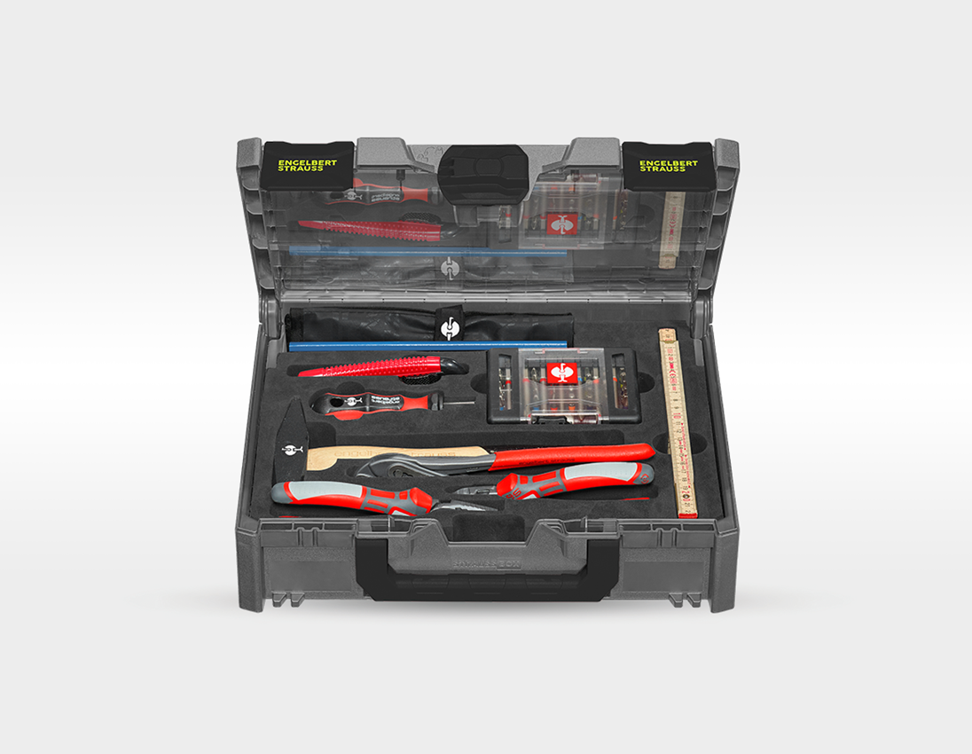 Tools: Tool set Classic + STRAUSSbox + basaltgrey/acid yellow 3