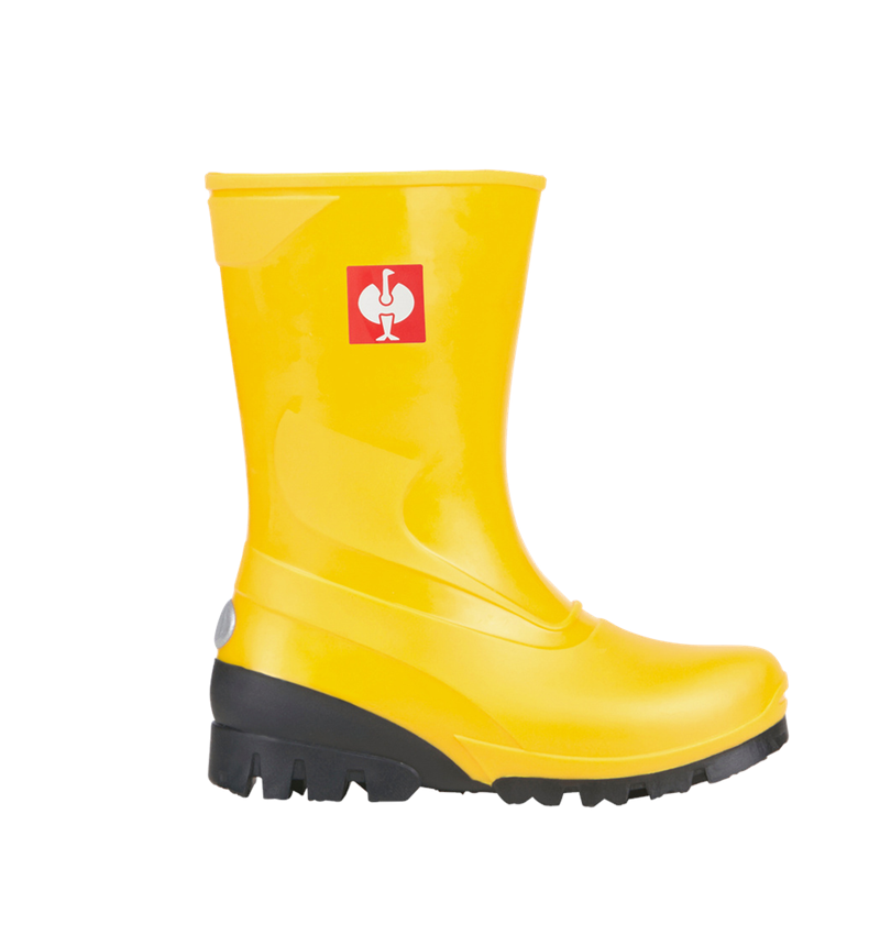 Kids Shoes: Children's boots + yellow 1