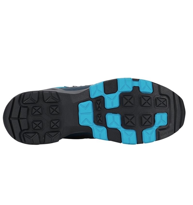 O2: O2 Work shoes e.s. Kobuk mid + black/nice blue 2