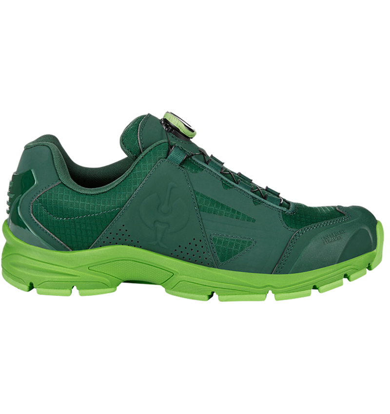 O1: O1 Work shoes e.s. Corvids II low + green/seagreen 2