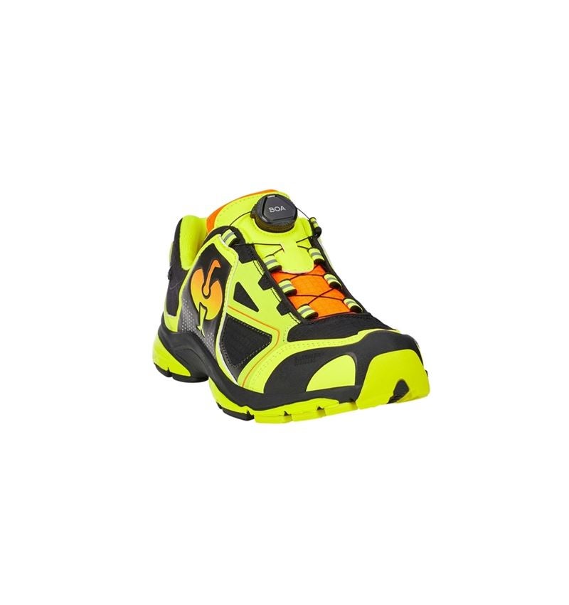 Footwear: O2 Work shoes e.s. Minkar II + black/high-vis yellow/high-vis orange 3