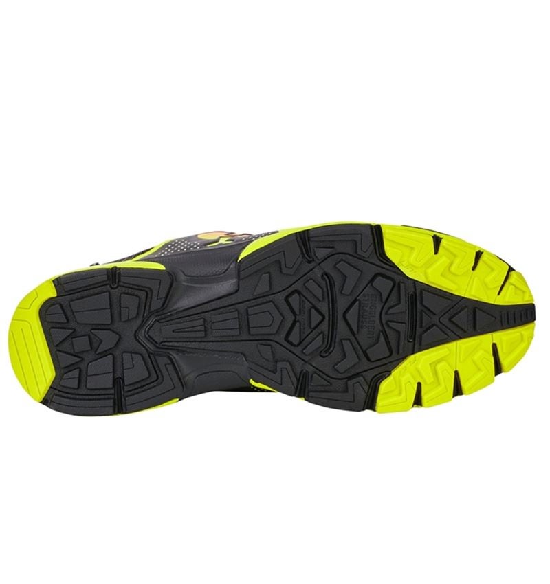 Footwear: O2 Work shoes e.s. Minkar II + black/high-vis yellow/high-vis orange 4
