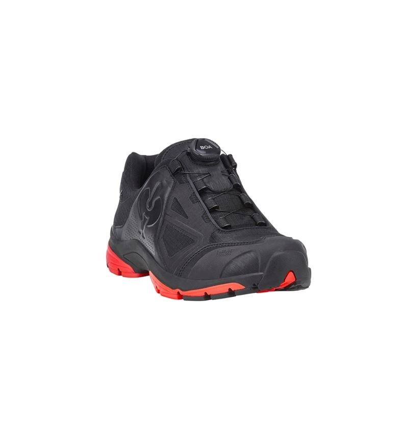 Footwear: O2 Work shoes e.s. Minkar II + black/high-vis red 4