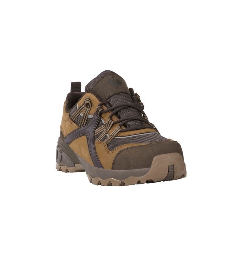 Safety Trainers: e.s. S1 Safety shoes Pallas low + hazelnut/chestnut 2