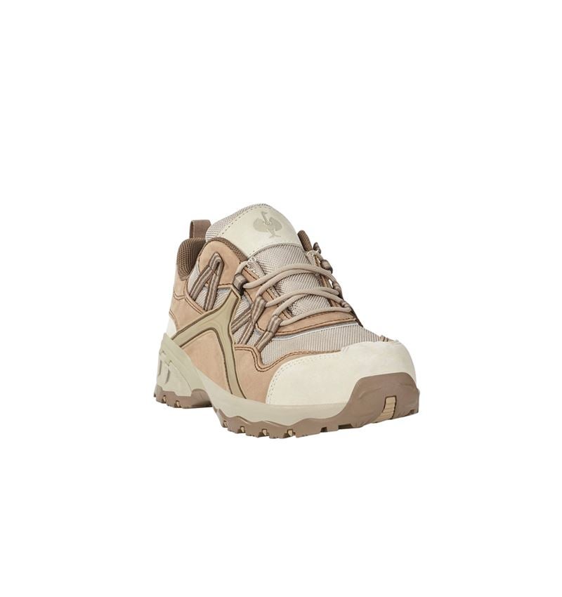 Safety Trainers: e.s. S1 Safety shoes Pallas low + peat/clay 2