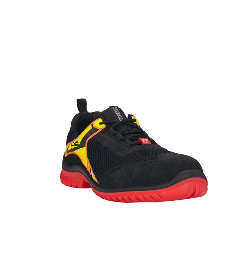 S1P: e.s. S1P Safety shoes Naos + black/red/yellow 1