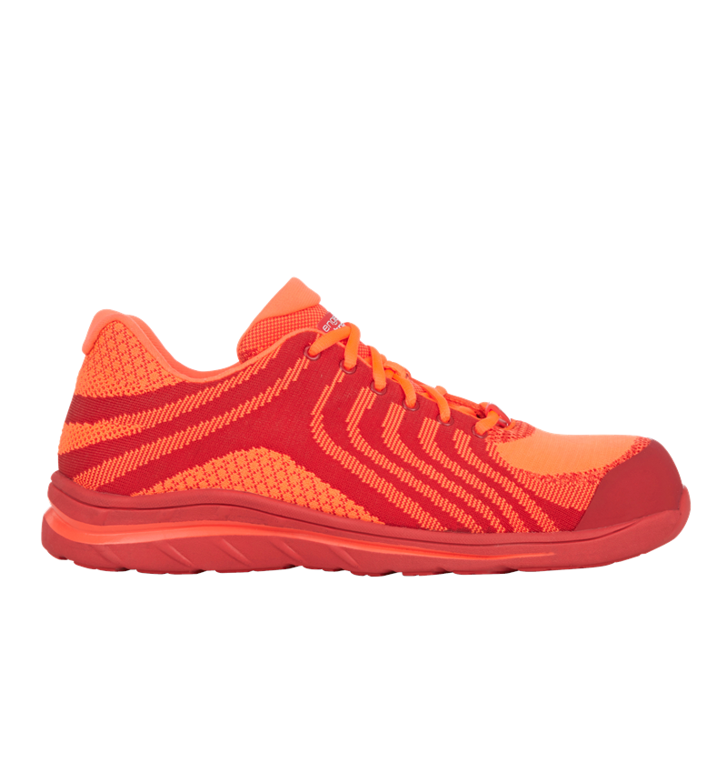 S1: e.s. S1 Safety shoes Tarvos + high-vis orange/red 2