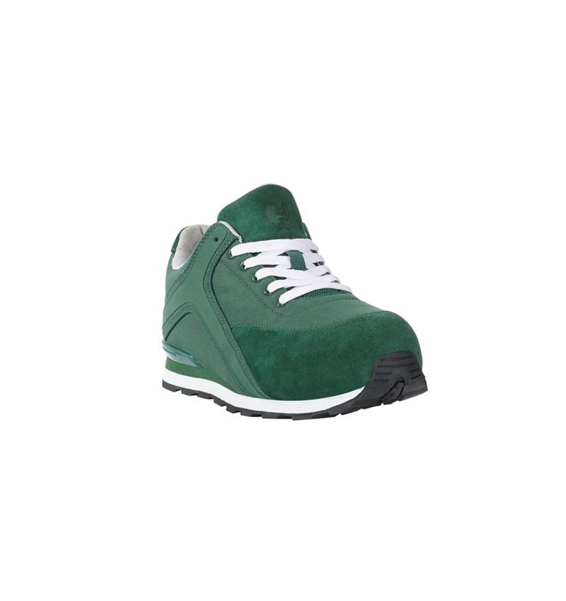 Safety Trainers: e.s. S1P Safety shoes Sutur + green 3