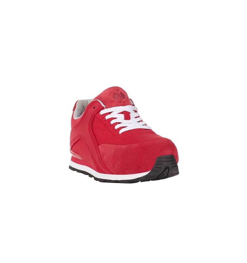 Safety Trainers: e.s. S1P Safety shoes Sutur + fiery red 1