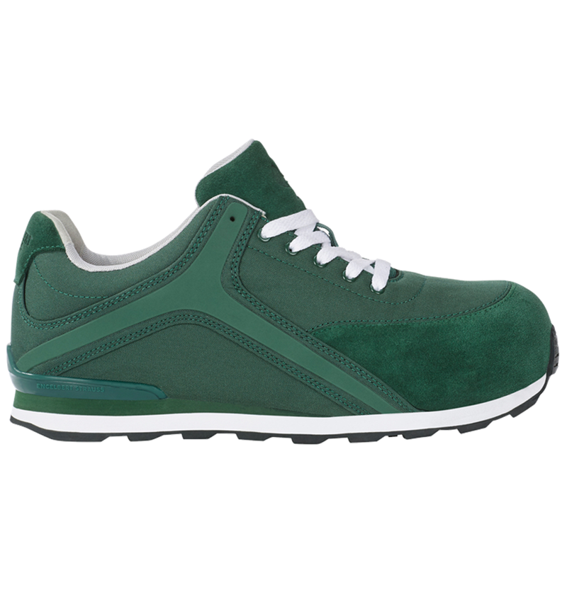 Safety Trainers: e.s. S1P Safety shoes Sutur + green 2