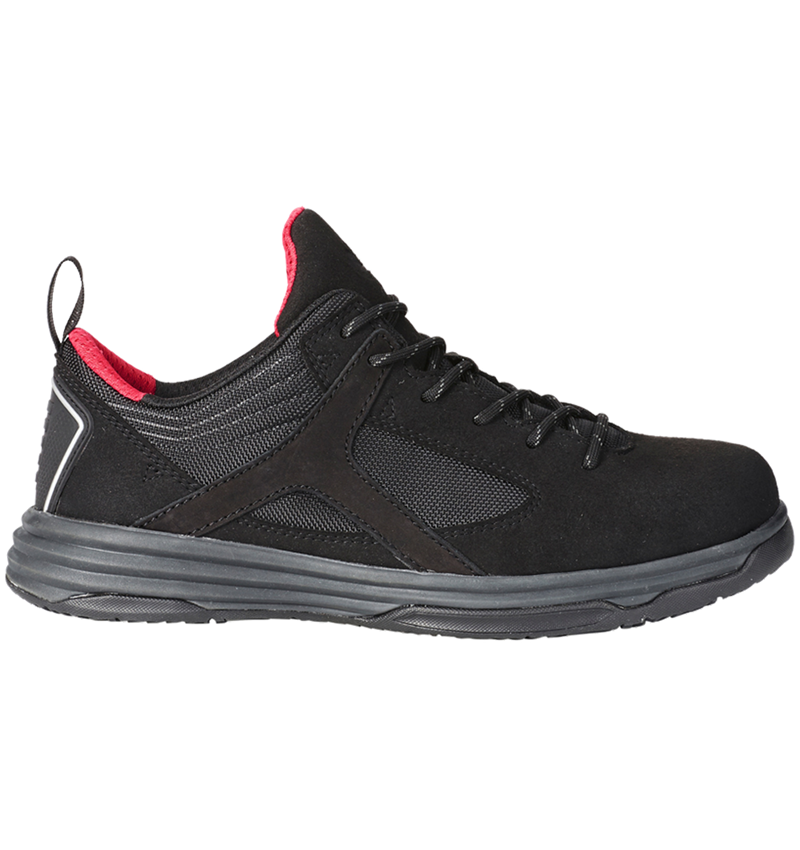 Safety Trainers: e.s. S1 Safety shoes Polana low + black 1