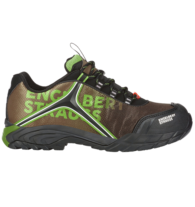 Safety Trainers: e.s. S1 Safety shoes Merak + chestnut/hazelnut 2