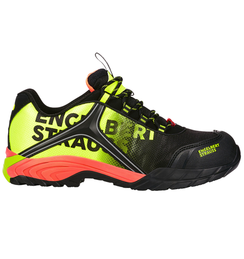 S1: e.s. S1 Safety shoes Merak + black/high-vis yellow/high-vis orange 2