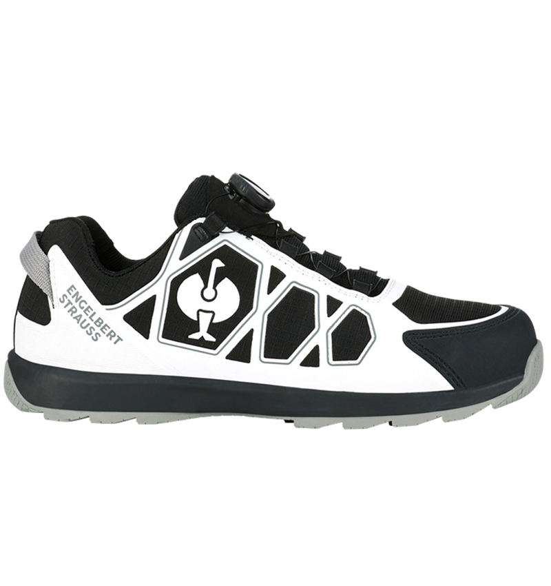 Safety Trainers: S1 Safety shoes e.s. Baham II low + black/white 3