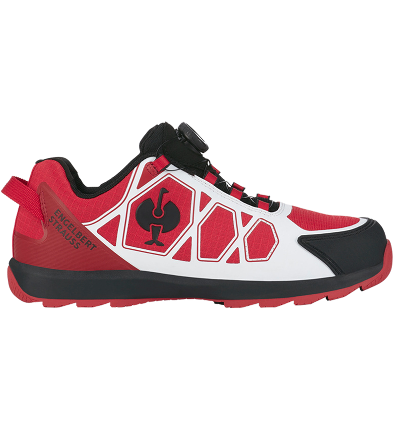 Safety Trainers: S1 Safety shoes e.s. Baham II low + red/black 3