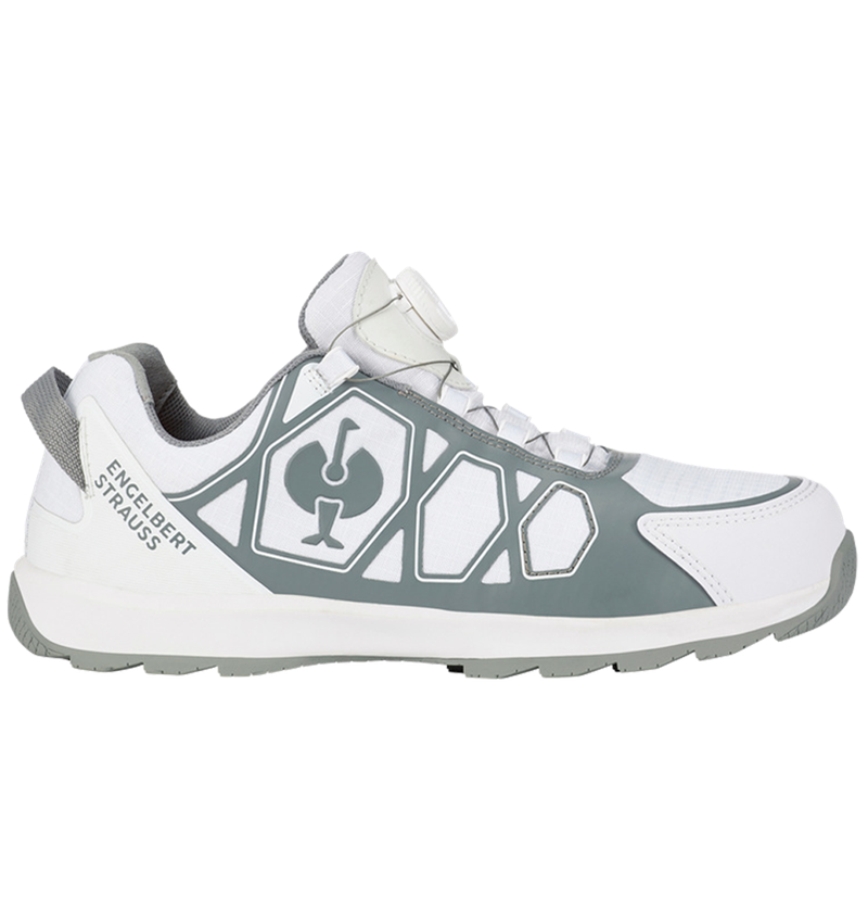 Safety Trainers: S1 Safety shoes e.s. Baham II low + white/platinum 2