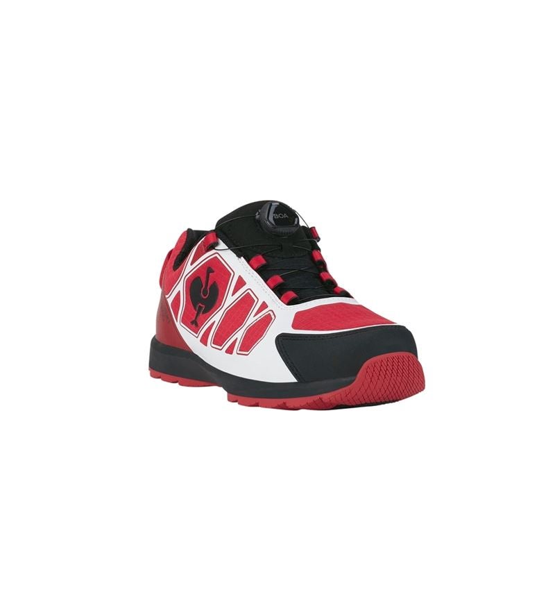 Safety Trainers: S1 Safety shoes e.s. Baham II low + red/black 4