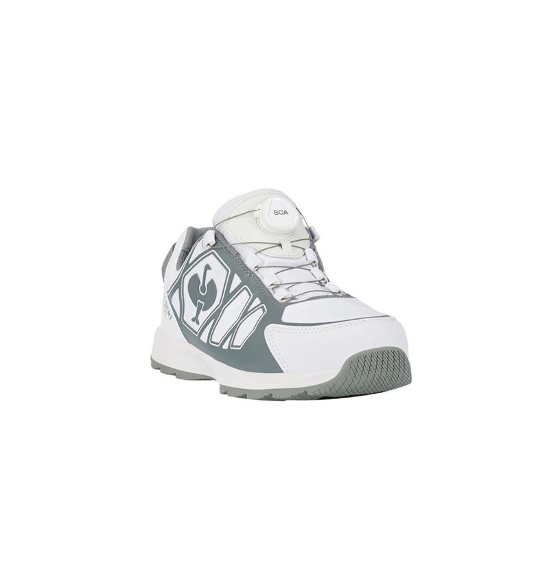 Safety Trainers: S1 Safety shoes e.s. Baham II low + white/platinum 3