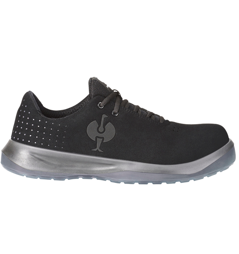 Safety Trainers: S1P Safety shoes e.s. Banco low + black/anthracite 1