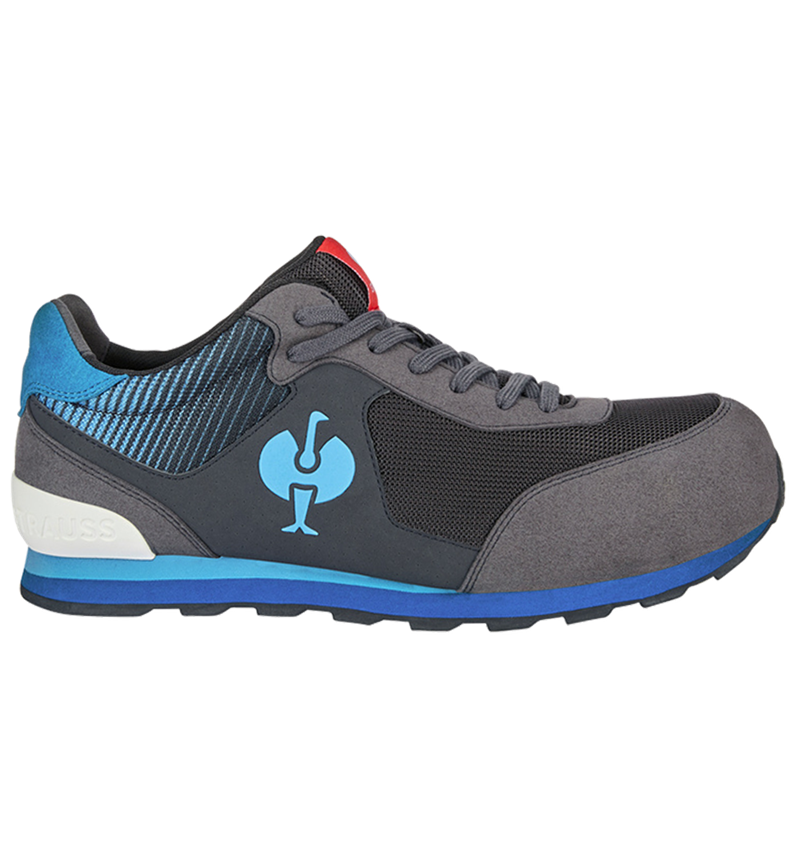 Safety Trainers: S1 Safety shoes e.s. Sirius II + graphite/gentianblue 1