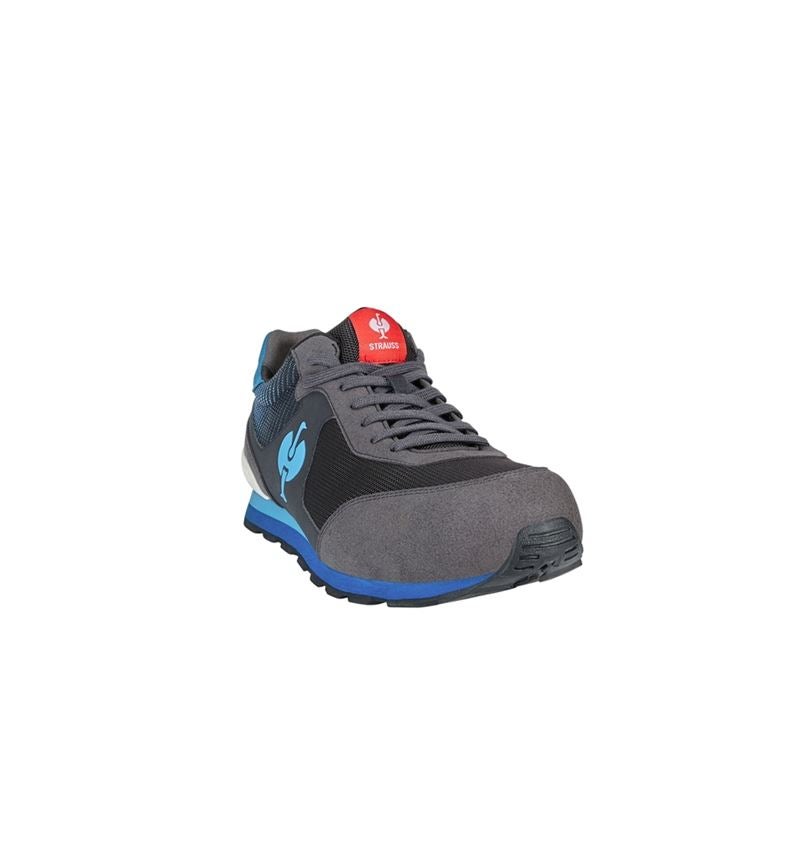 Safety Trainers: S1 Safety shoes e.s. Sirius II + graphite/gentianblue 2
