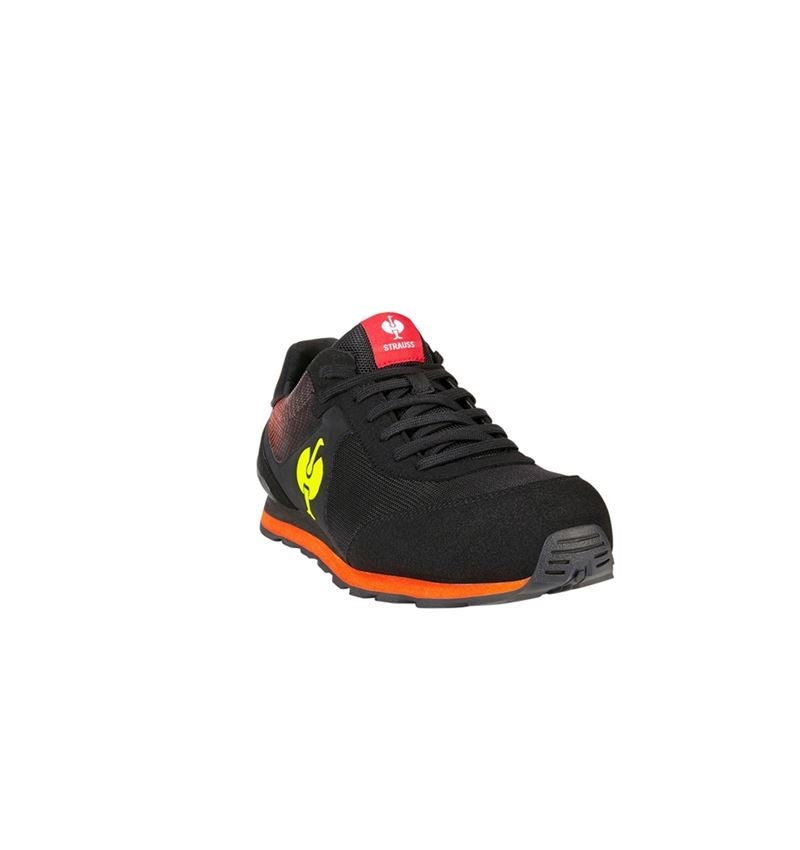 Safety Trainers: S1 Safety shoes e.s. Sirius II + black/high-vis yellow/red 2