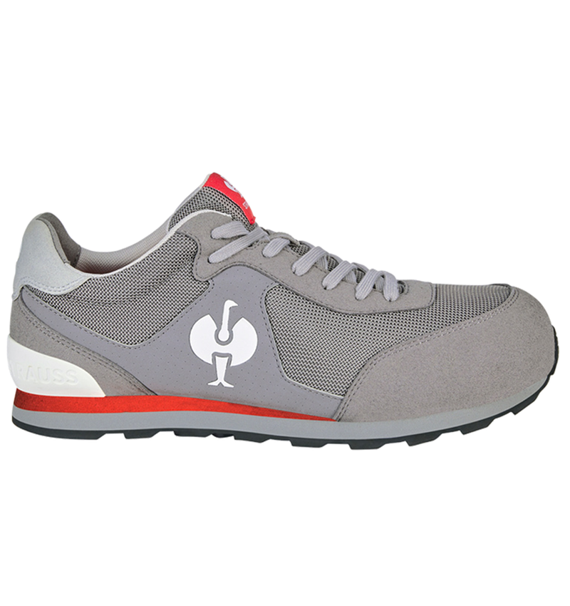 Safety Trainers: S1 Safety shoes e.s. Sirius II + lightgrey/white/red 1