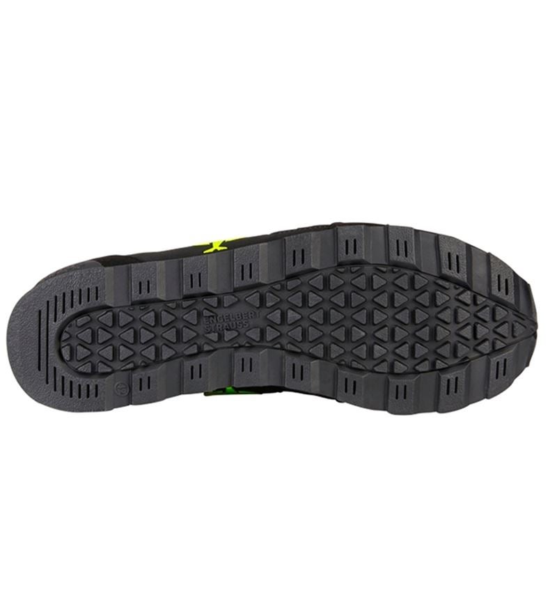 Safety Trainers: S1 Safety shoes e.s. Sirius II + black/high-vis yellow/red 3