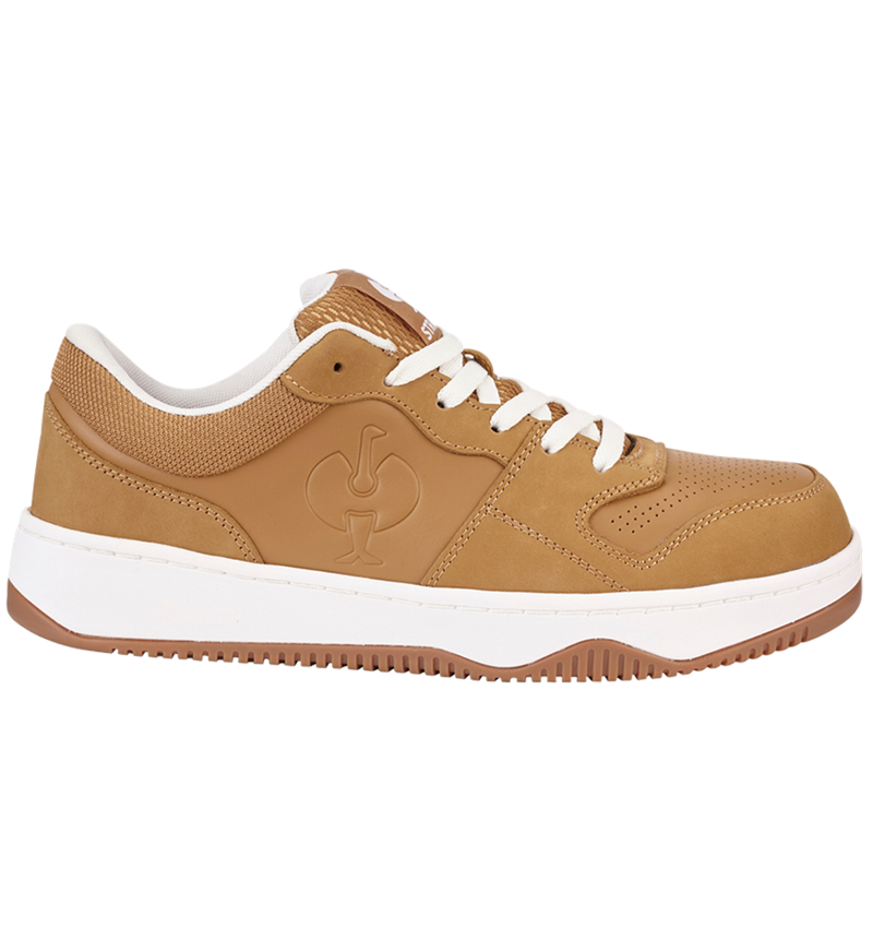 Safety Trainers: S1 Safety shoes e.s. Eindhoven low + almondbrown/white 3