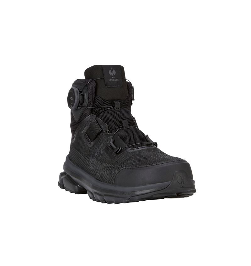 Footwear: S1 Safety boots e.s. Triest mid + black 4