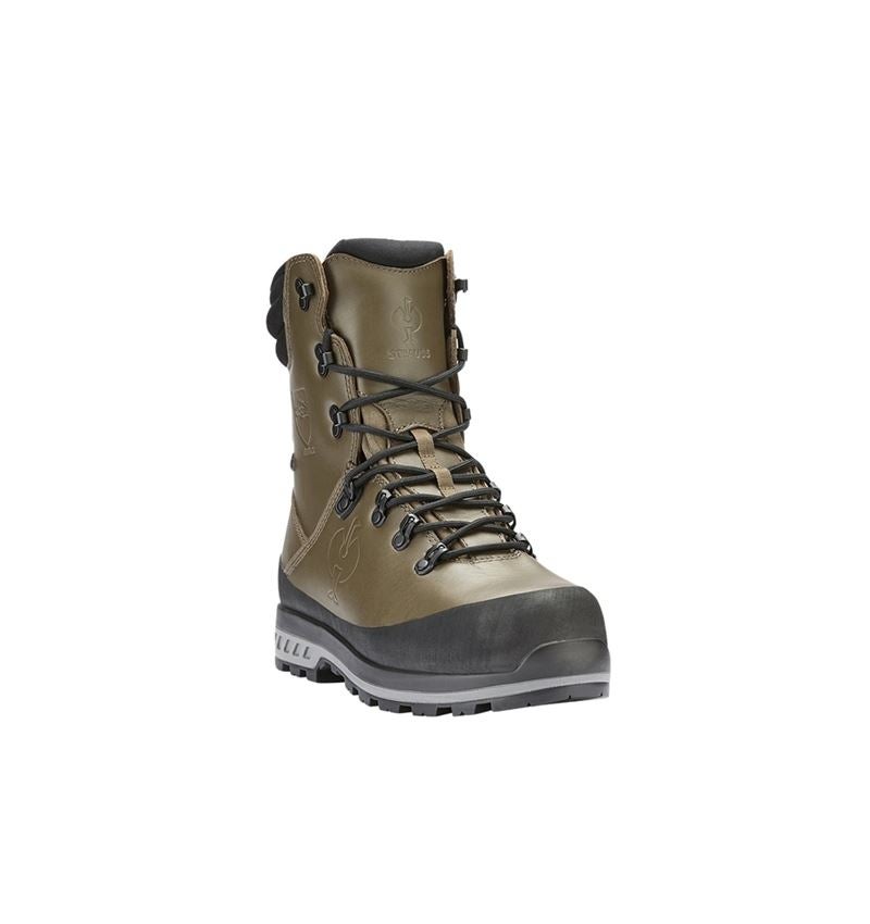 S2: e.s. S2 Forestry safety boots Triton + mudgreen 3