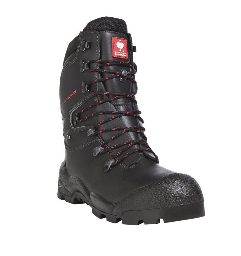 Forestry / Cut Protection Clothing: S2 Forestry safety boots Harz + black 3